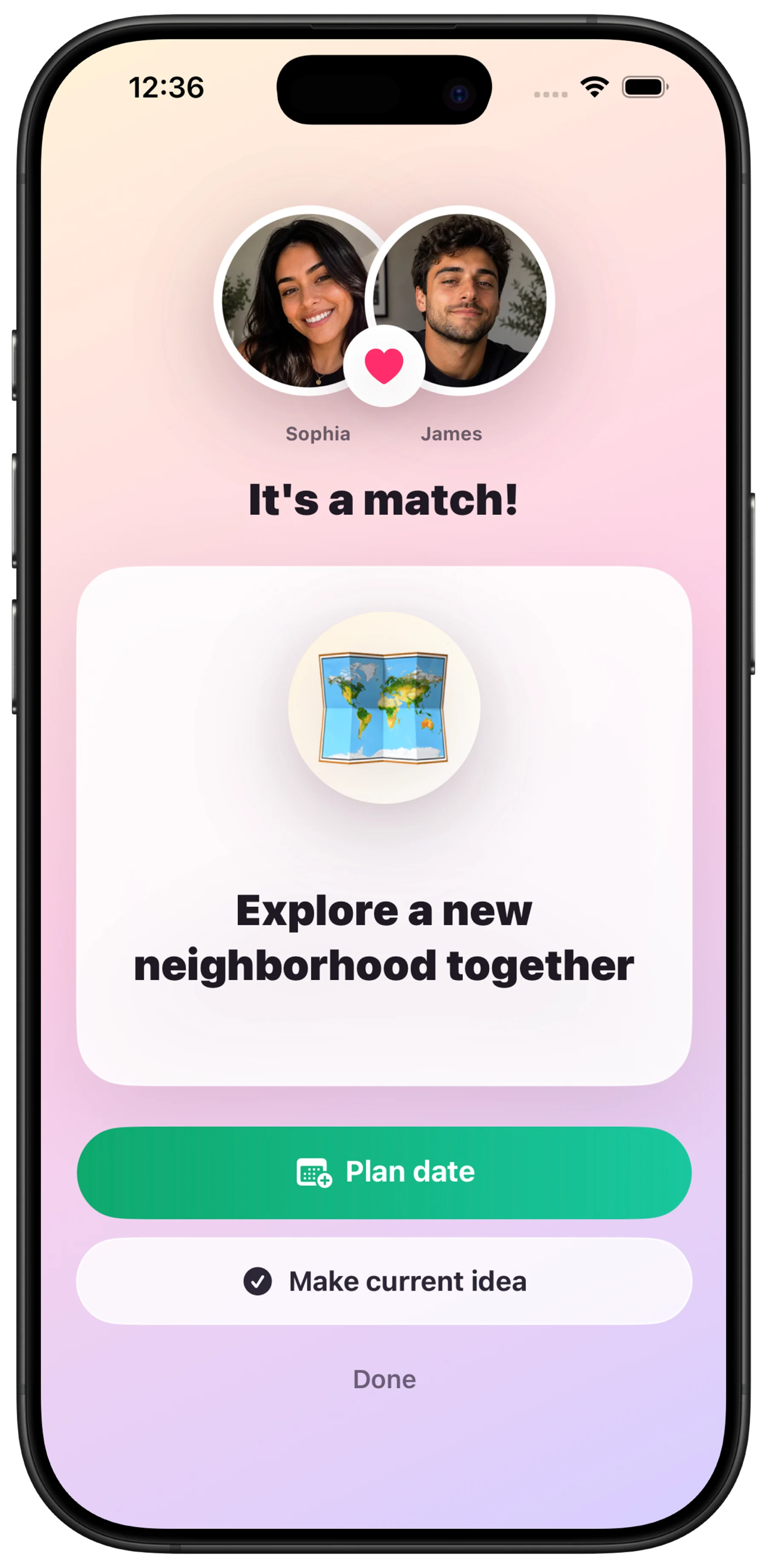Konda Date Match for couples choosing date ideas together